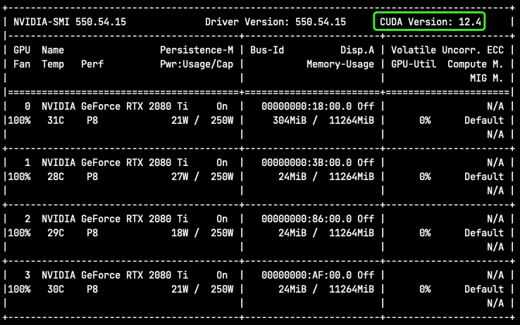 nvidia-smi